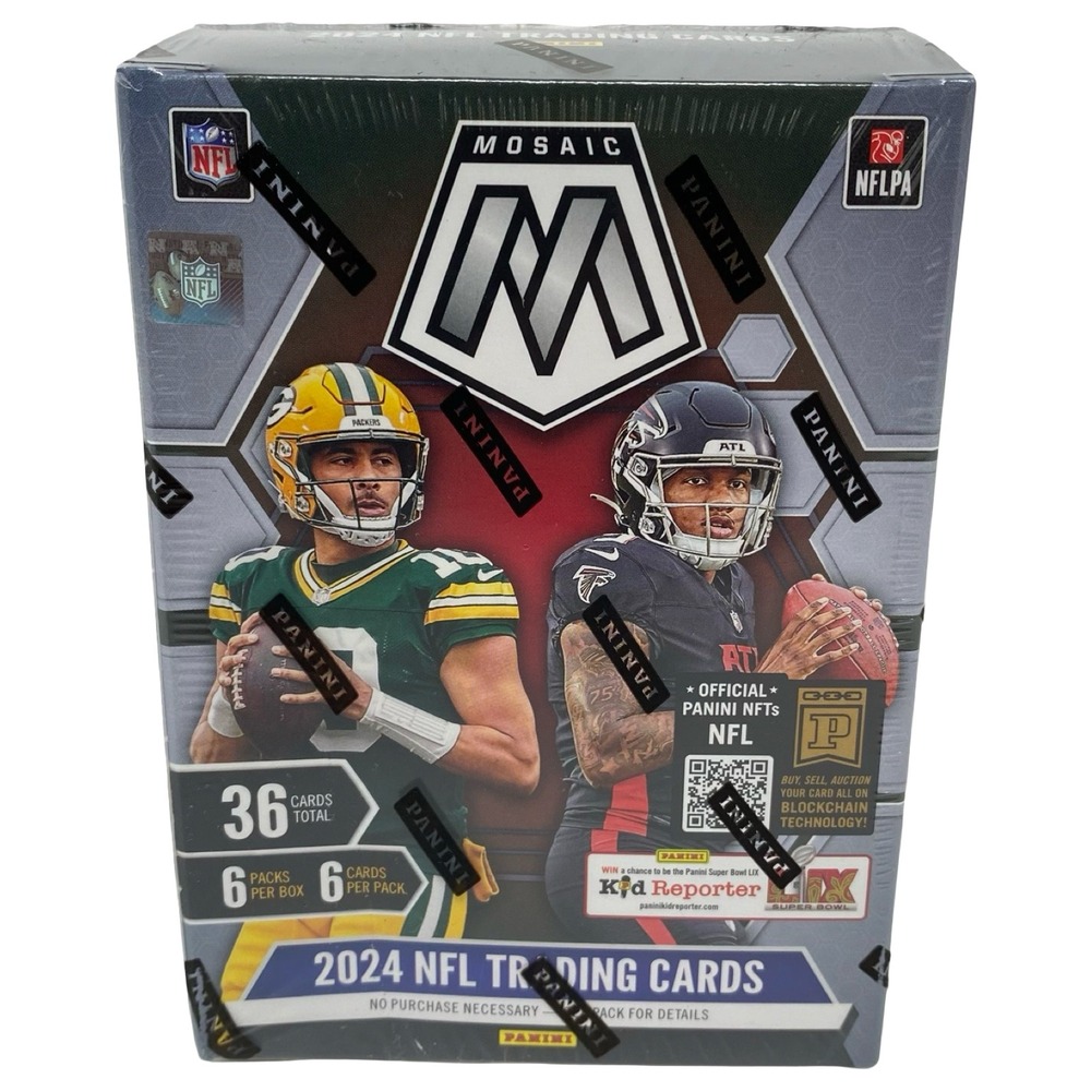 2024 Panini Mosaic Football Blaster Box Factory Sealed 6 Packs 36 Cards NFL